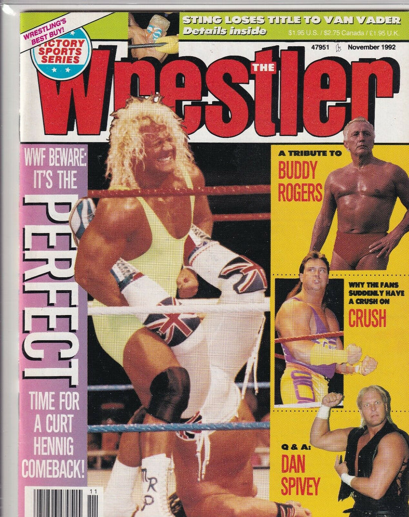 The Wrestler Curt Hennig Buddy Rogers Dan Spivey November 1992 062419nonr