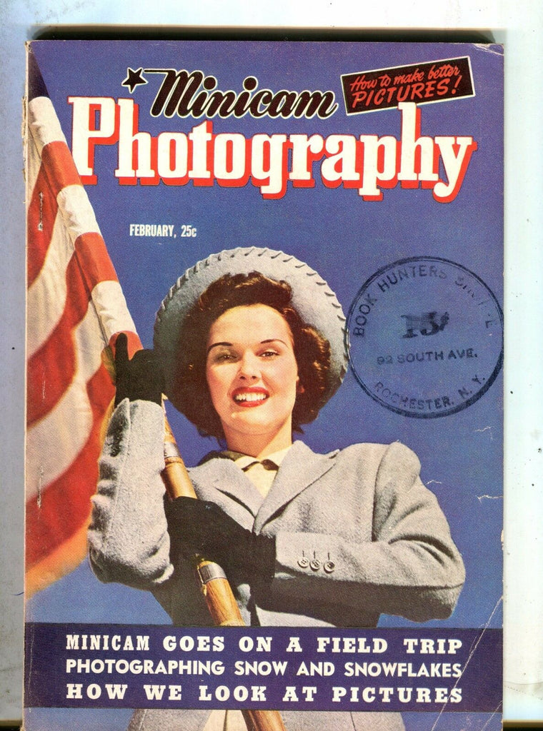 Minicam Photography Magazine February 1942 Snow Snowflakes GD 051717nonjhe