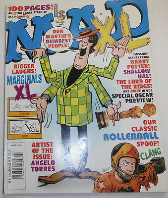 Mad Magazine Marginals XL Rollerball March 2002 091814R