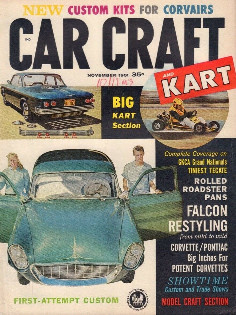 Car Craft and Kart November 1961 Jim Sheppard Bill Moore 122218DBE