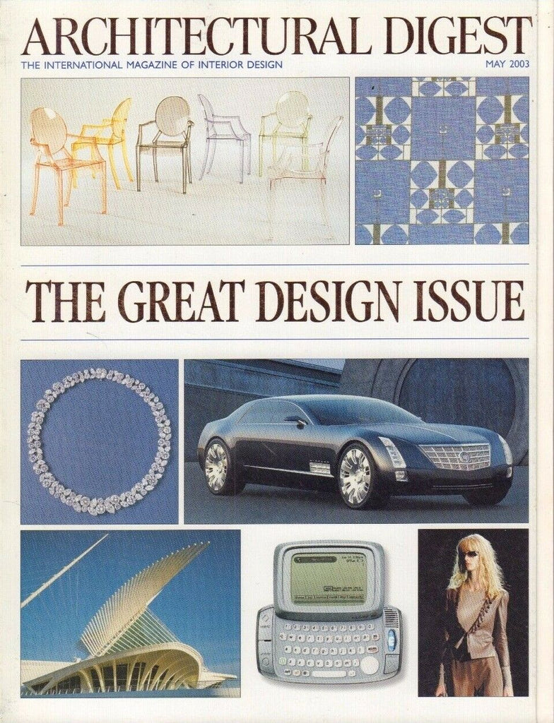 Architectural Digest May 2003 The Great Design Issue 021617DBE2