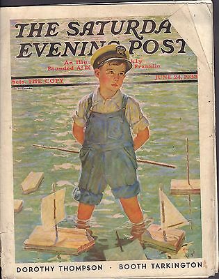 The Saturday Evening Post June 24 1933 Dorothy Thompson Gd 062316DBE