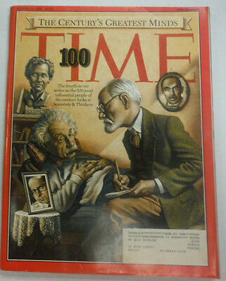 Time Magazine The Century's Greatest Minds March 1999 WITH ML 042015R