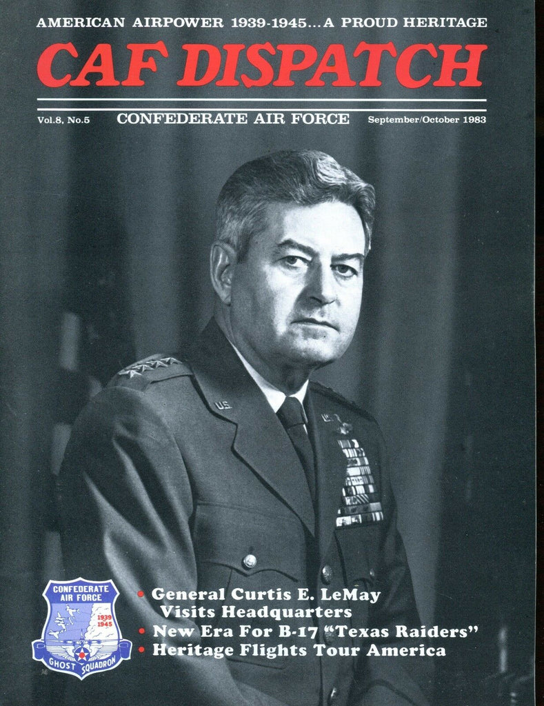 CAF Dispatch Magazine September/October 1983 Curtis LeMay EX 010617jhe