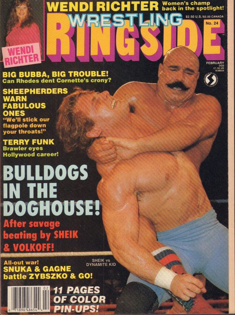 Wrestling Ringside Iron Sheik, Wendi Richterm Terry Funk 110916DBE