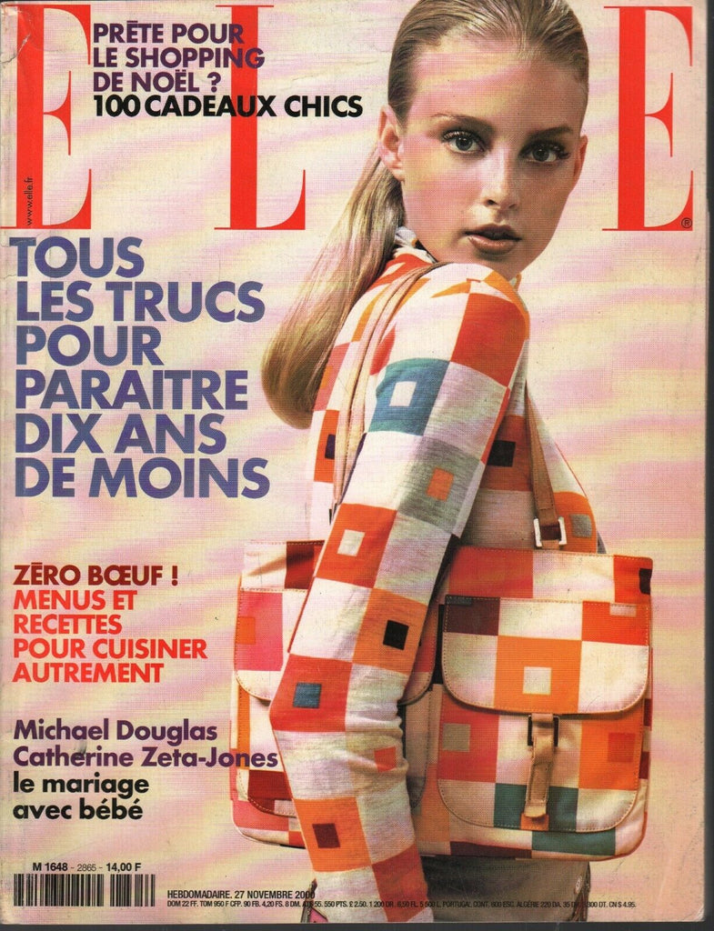 Elle French Fashion Magazine November 2000 Catherine Zeta-Jones 090820ame2