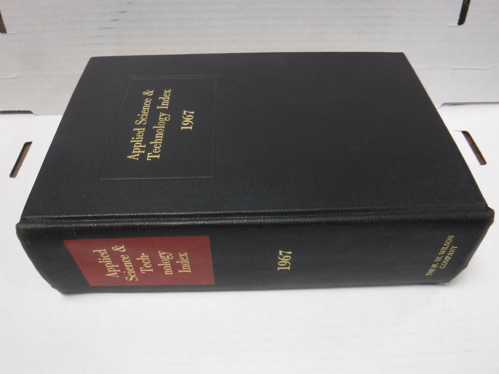 Applied Science & Technology Index 1967 RARE H.W. Wilson Co Ex-FAA 121818AME6