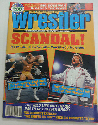 The Wrestler Magazine Lex Luger Ted Dibiase November 1988 062615R2