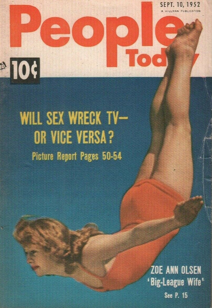People Today September 10 1952 Zoe Ann Olsen Cheesecake Pin Up 070819AME