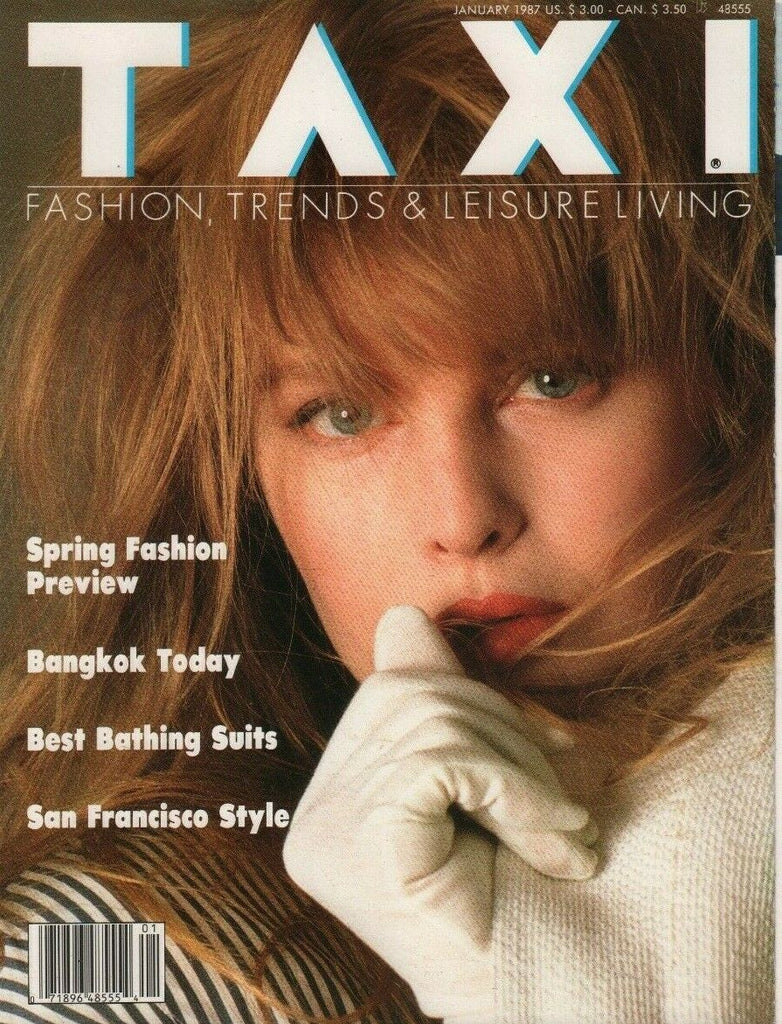 Taxi Fashion magazine January 1987 Piero Oliosi Stefano Massimo 053019DBE
