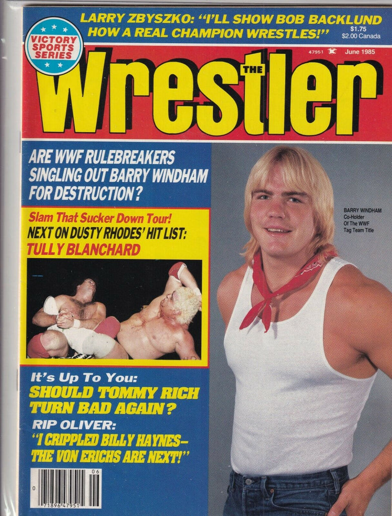 The Wrestler Magazine Barry Windham Dusty Rhodes June 1985 060319nonr