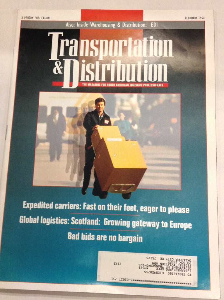 Transportation & Distribution Magazine Expedited February 1994 FAL 042617nonr2