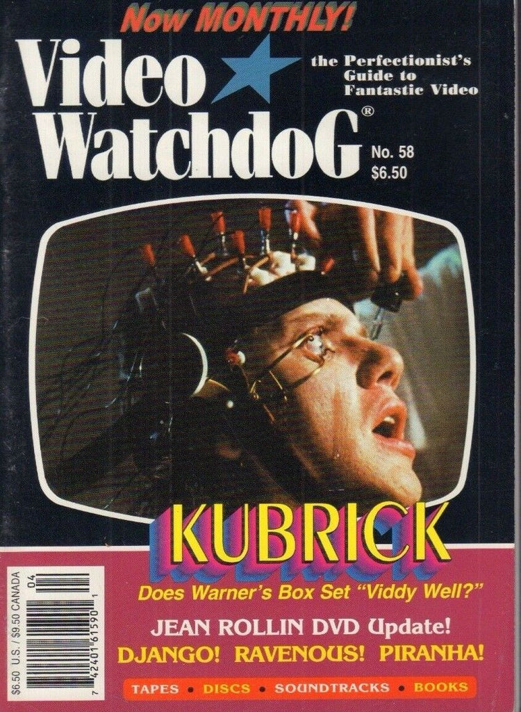 Video Watchdog no.58 Stanley Kubrick Django 021318DBE