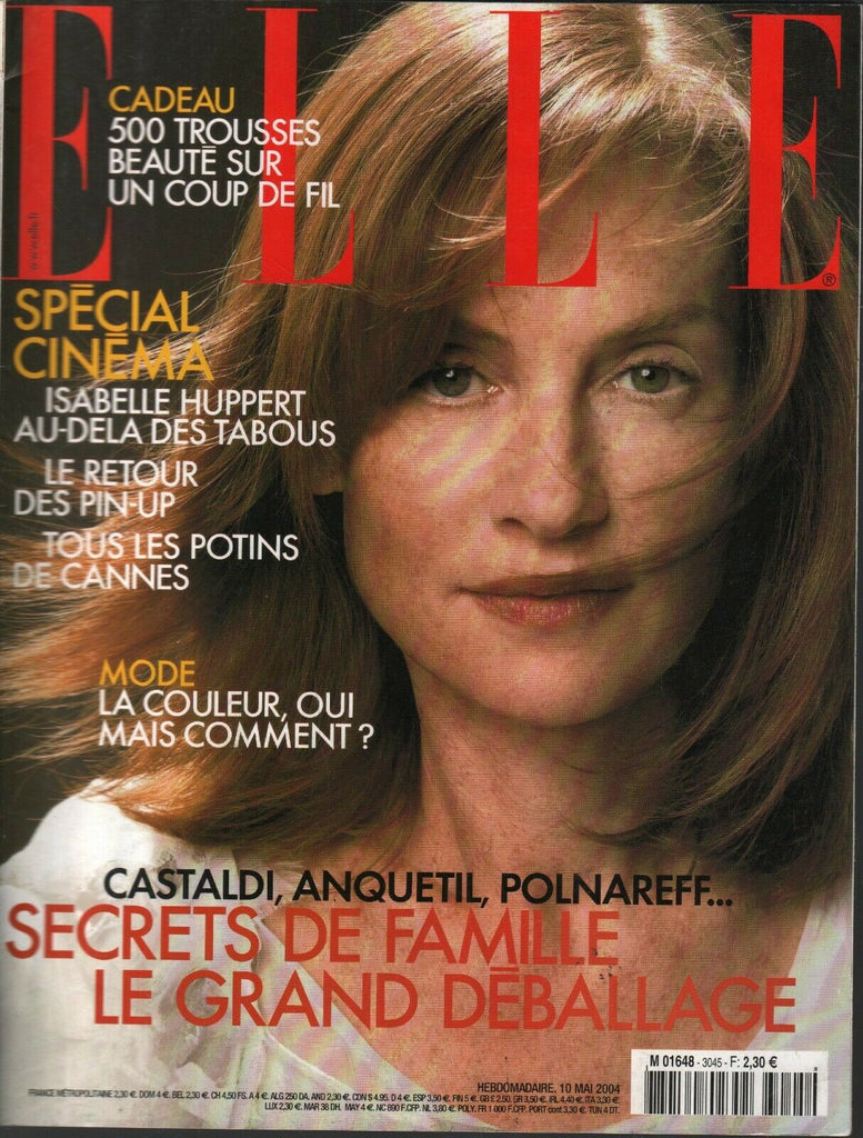Elle French Fashion Magazine May 10 2004 Isabelle Huppert 101220ame2
