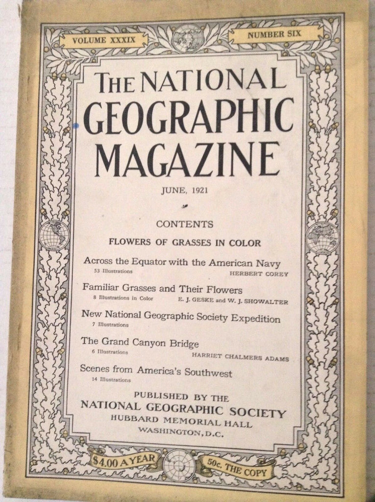 National Geographic Magazine No Map American Navy June 1921 081517nonrh