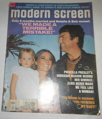 Modern Screen Magazine Priscilla Presley & Flip Wilson February 1972 072914R