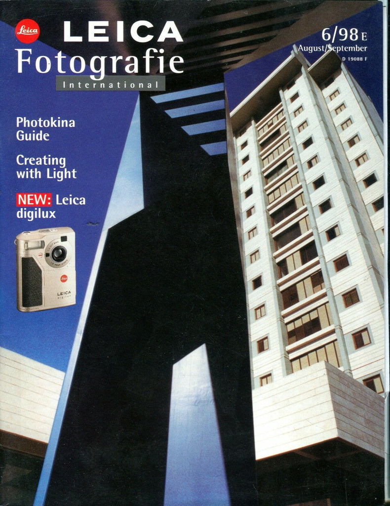 Leica Fotografie International Magazine Aug/Sep 1998 Photokina EX 032317lej