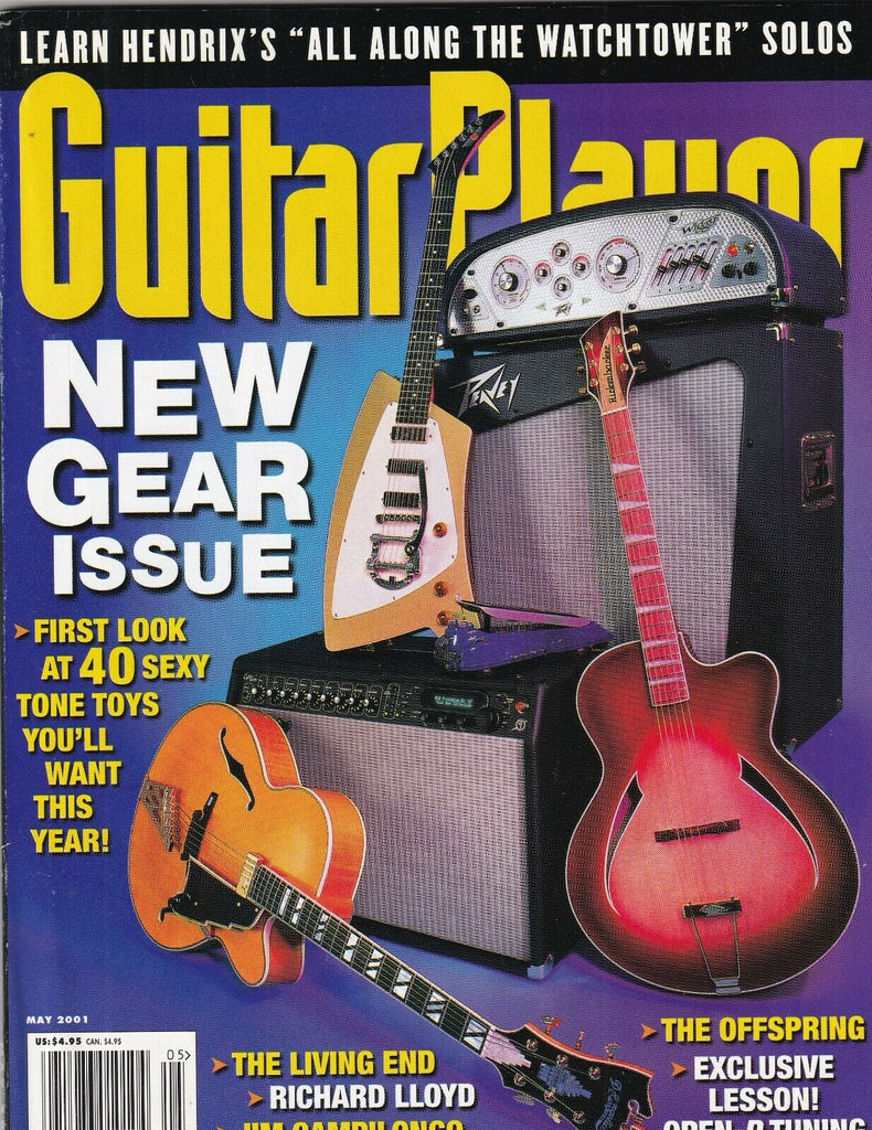 Guitar Player Magazine New Gear Issue Richard Lloyd May 2001 100219nonr