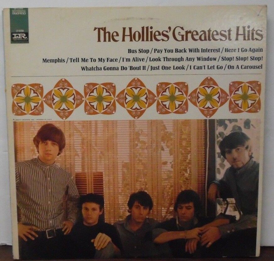 The Hollies Greatest Hits vinyl LP12350 070118LLE