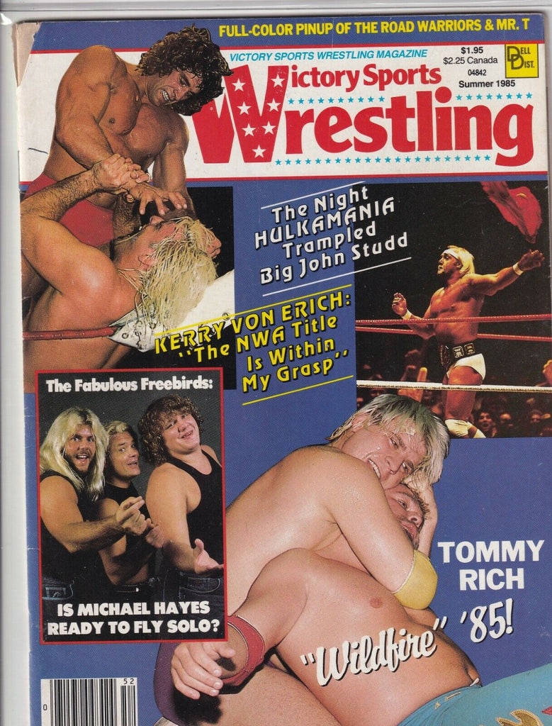Victory Sports Wrestling Kerry Von Erich Hulk Hogan Summer 1985 061819nonr