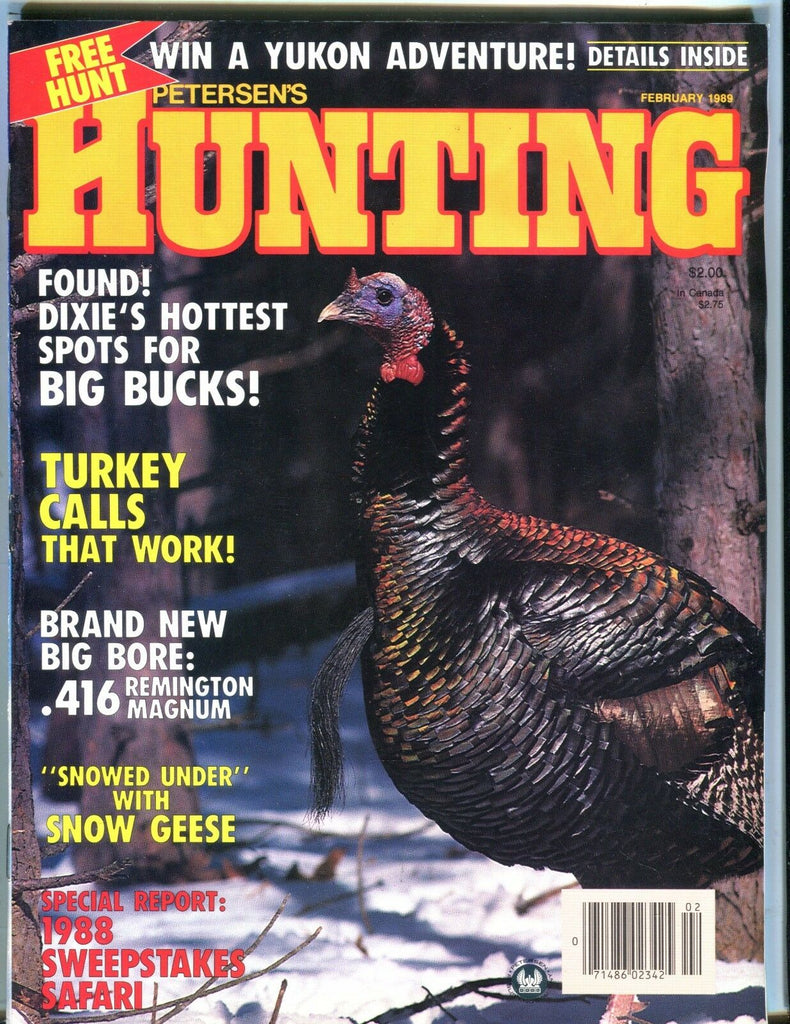 Petersen's Hunting Magazine February 1989 EX No ML 051017nonjhe