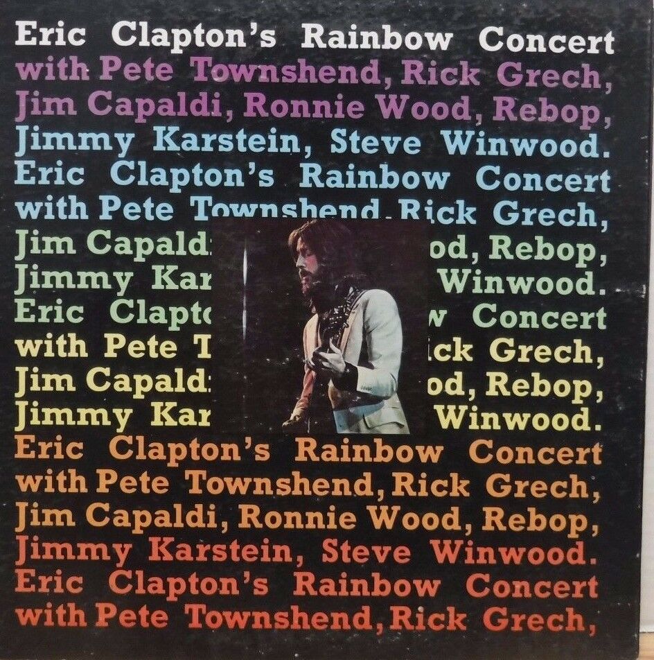 Eric Clapton's Rainbow Concert RSO SO-877 33rpm 081517DBE