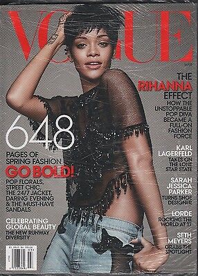 Vogue March 2014 Rihanna, Karl Lagerfeld, Lorde EX 020916DBE