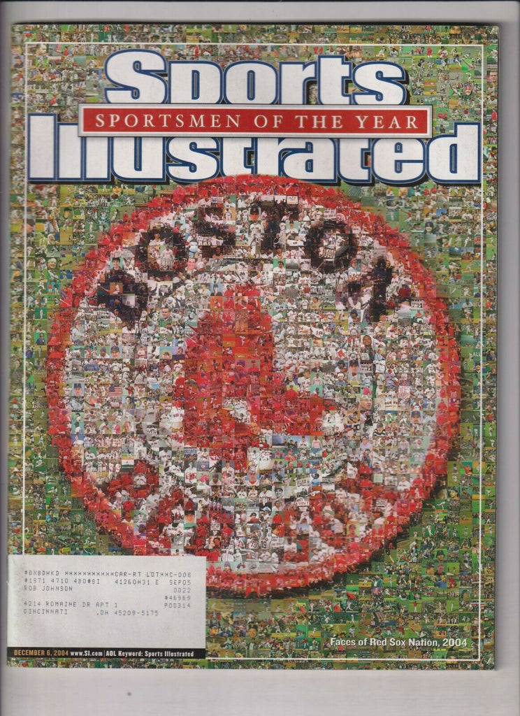 Sports Illustrated Boston Red Sox Sportsmen Of Year December 6 2004 021420nonr