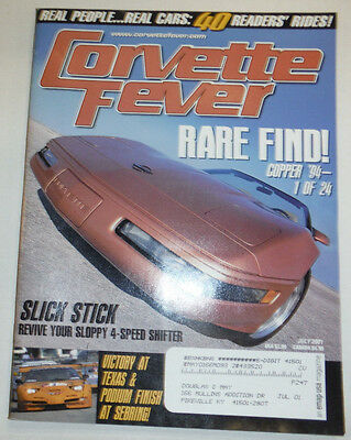 Corvette Fever Magazine Slick Stick & Copper '94 July 2001 030215r