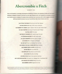 Abercrombie & Fitch Quarterly Catalog Summer 1999 BRUCE WEBER