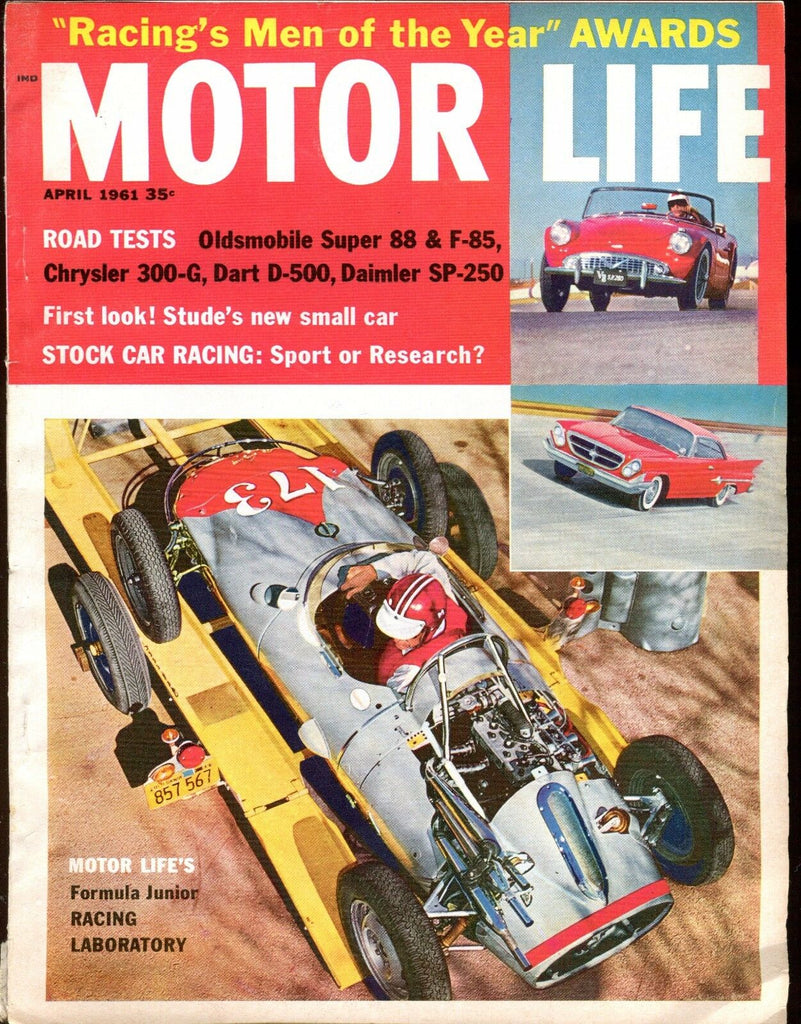 Motor Life Magazine April 1961 Olsmobile Super 88 GD No ML 031017nonjhe