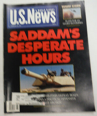 U.S. News Magazine Saddam Hussein Desert Storm February 1991 012215R