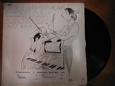 33 RPM Vinyl DEMO George Gershwin Rhapsody in Blue Columbia Records 022415SM