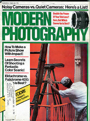 Modern Photography Magazine March 1981 Ektachrome EX 022616jhe2