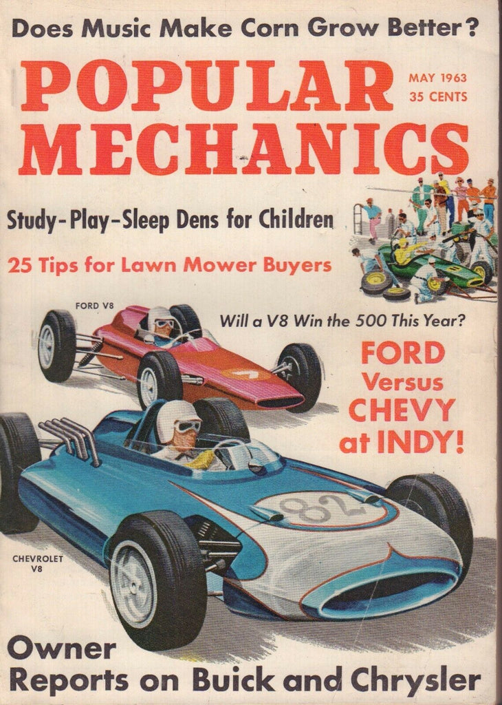 Popular Mechanics Magazine May 1963 Ford vs. Chevy 090117nonjhe