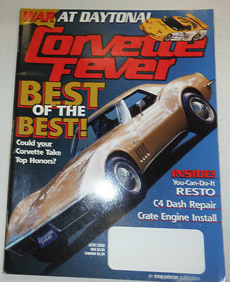 Corvette Fever Magazine C4 Dash Repair & Crate Engine Install June 2000 022715r