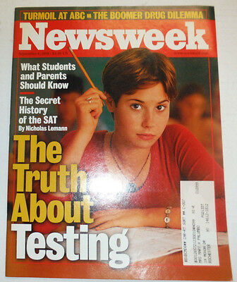 Newsweek Magazine The Truth About Testing September 1999 032315R