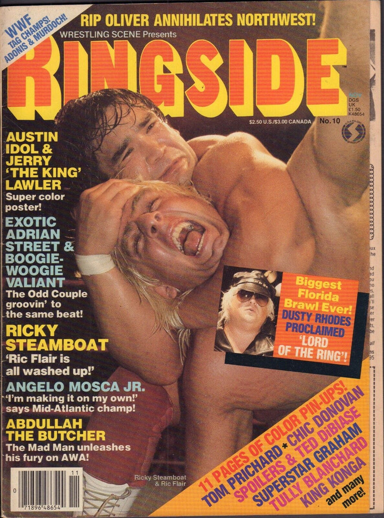 Ringside November 1984 Austin Idol, Jerry Lawler 110916DBE