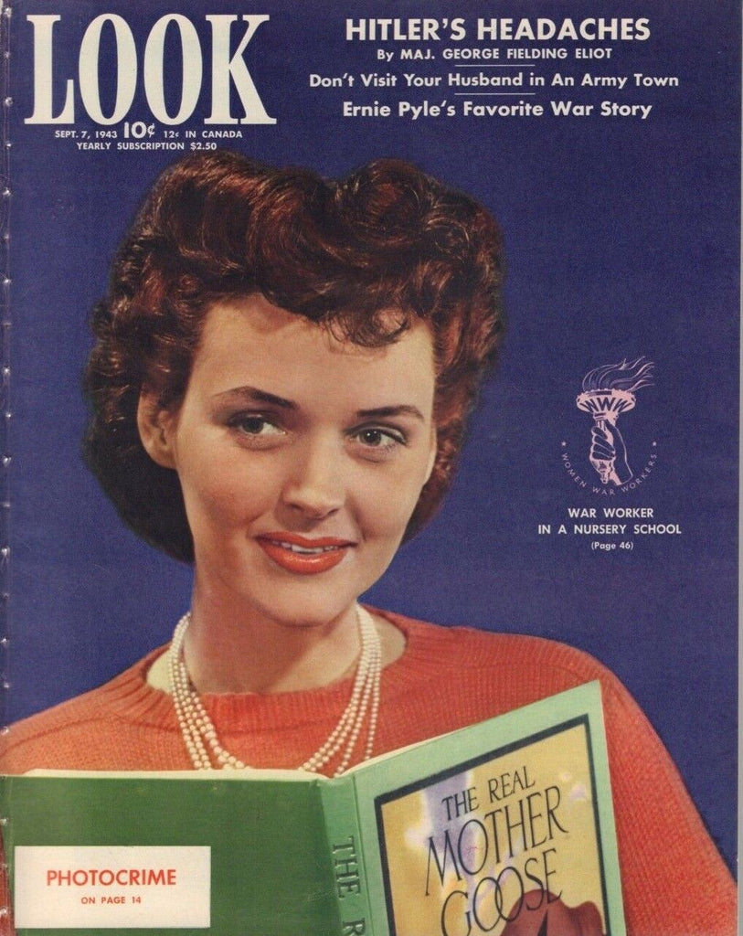 Look September 7 1943 Ernie Pyle Maj George Fielding Eliot 010719DBE