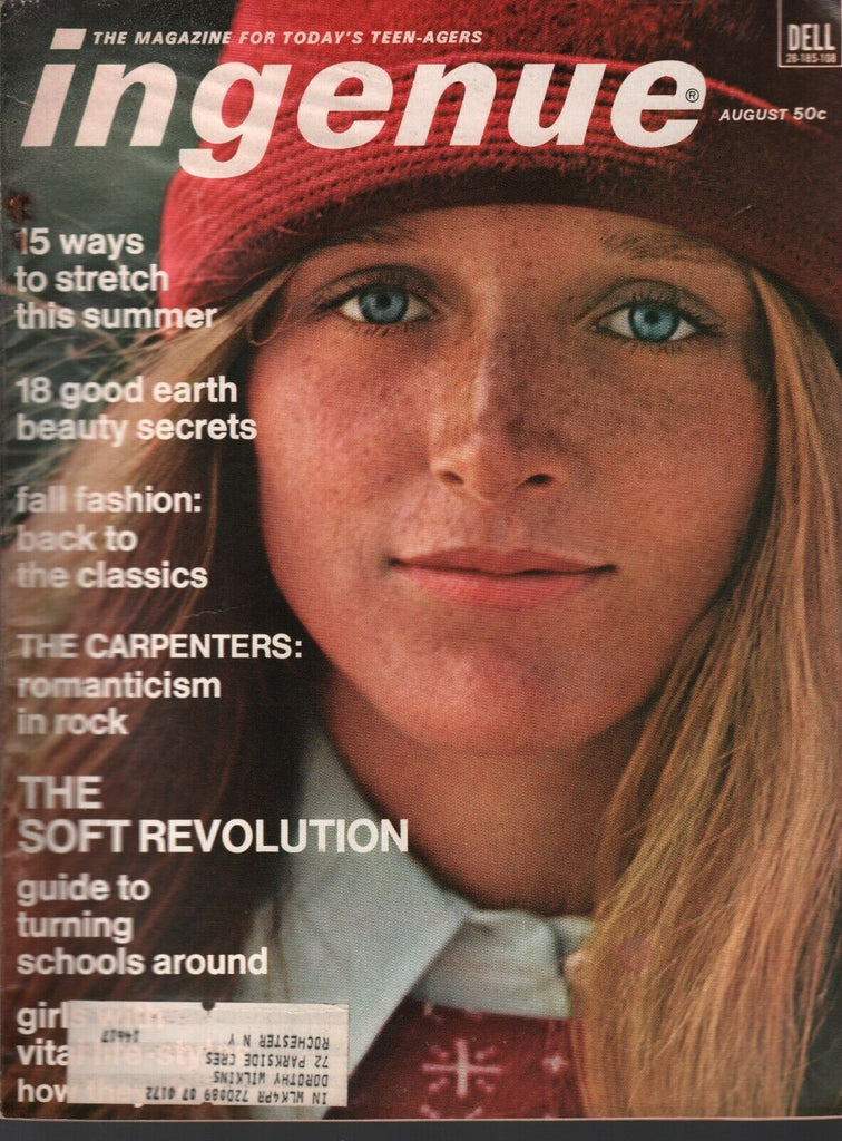 Ingenue August 1971 Vintage Teen Fashion Magazine 011720AME3