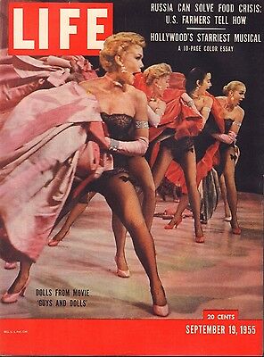Life Magazine September 19 1955 Birthday, Guys and Dolls VG 042216DBE