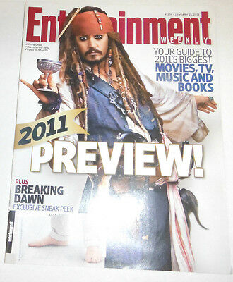 Entertainment Weekly Magazine Johnny Depp & Breaking Dawn January 2011 071314R