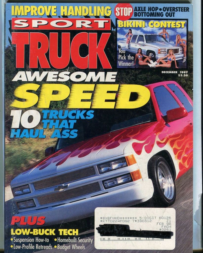 Sport Truck Magazine December 1997 Awesome Speed EX w/ML 030917nonjhe