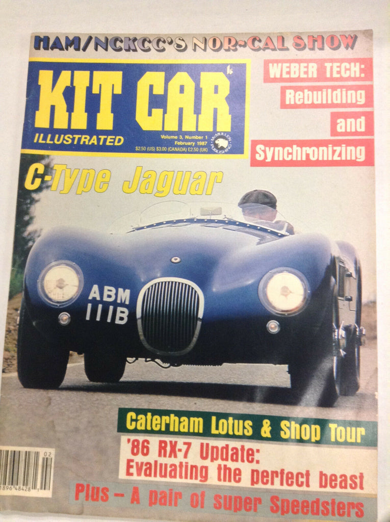 Kit Car Illustrated Magazine C-Type Jaguar Lotus February 1987 062617nonr