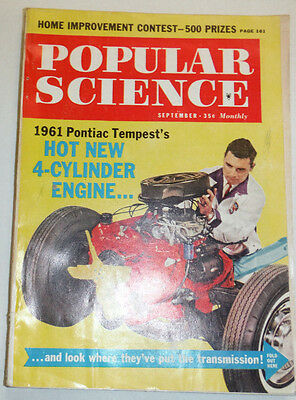 Popular Science Magazine New 4-Cylinder Engine September 1960 121314R