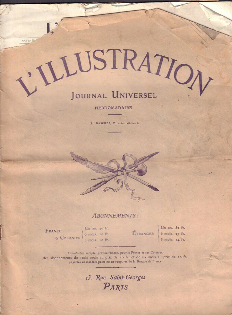 L'Illustration Jousal Universel 1914 French Magazine 011217DBE