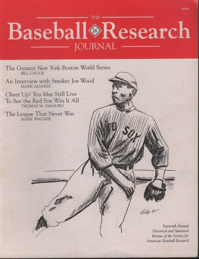 The Baseball Research Journal 1987 Bill Chuck Red Sox 092518AME