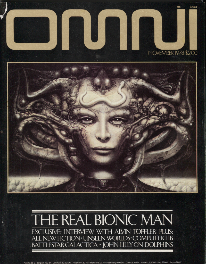 Omni November 1978 Alvin Toffler John Lilly Battlestar Galactica 080520DBE