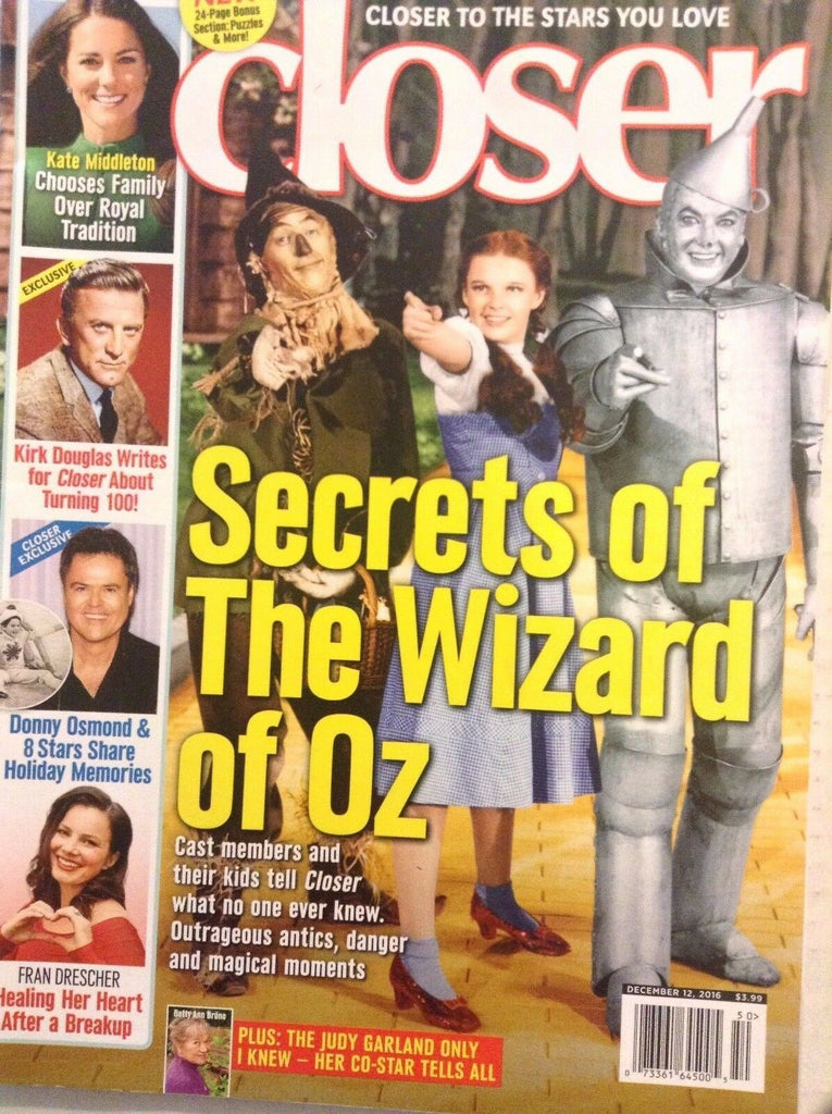 Closer Magazine Secrets Of The Wizard Of Oz December 12, 2016 111817nonrh