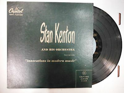 33 RPM Vinyl Stan Kenton Volume One Capitol P-189 020315KME